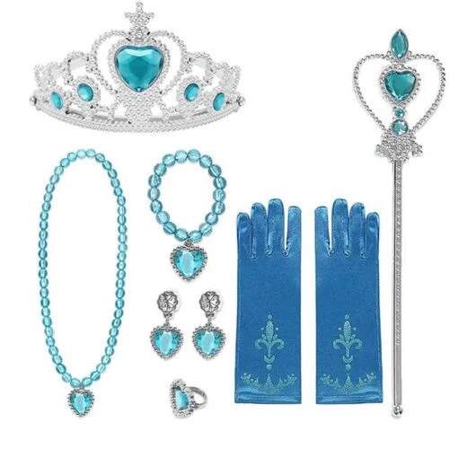 Conjunto de acessórios para princesas