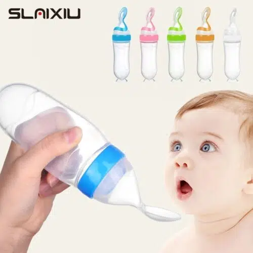 Colher Dosadora - Mamadeira de colher com tampa Healthy Baby