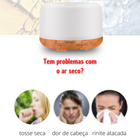 Difusor Ultrassônico para Óleos Essenciais